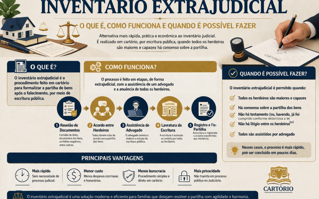 Inventario Extrajudicial: O Que E, Como Funciona e Quando E Possivel Fazer