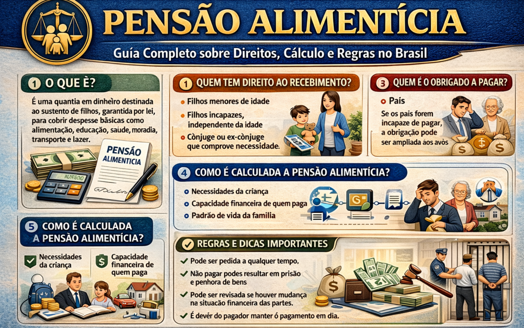 Pensão Alimentícia: Guia Completo sobre Direitos, Cálculo e Regras