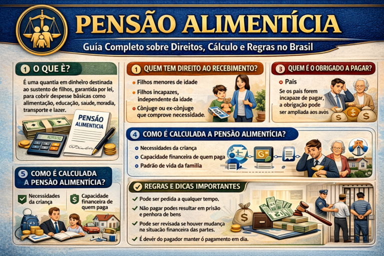 Pensão Alimentícia: Guia Completo sobre Direitos, Cálculo e Regras